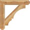 Ekena Millwork Balboa Craftsman Rough Sawn Bracket, Western Red Cedar, 4"W x 26"D x 26"H BKT04X26X26BOA04RWR - alternate 3